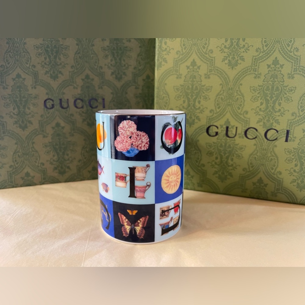 GUCCI VINTAGE PORCELAIN CUPS, Set of 2 Available - Picture 2 of 9